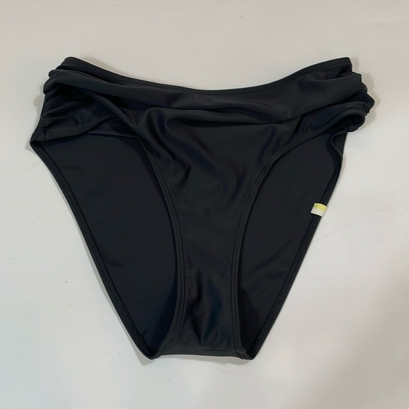 Summersalt Bikini Swimsuit Bottoms Size 2 Black High Rise Cut EUC - Picture 1 of 6
